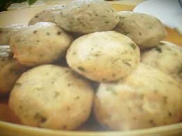 Pyzy ziemniaczane i boczkiem Pyzy ziemniaczane i boczkiem