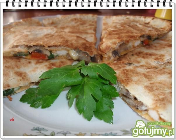Qesadilla Eli z kurczakiem Qesadilla Eli z kurczakiem