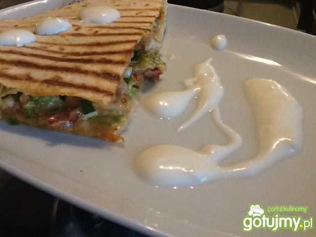 Quesadilla z chorizo Quesadilla z chorizo