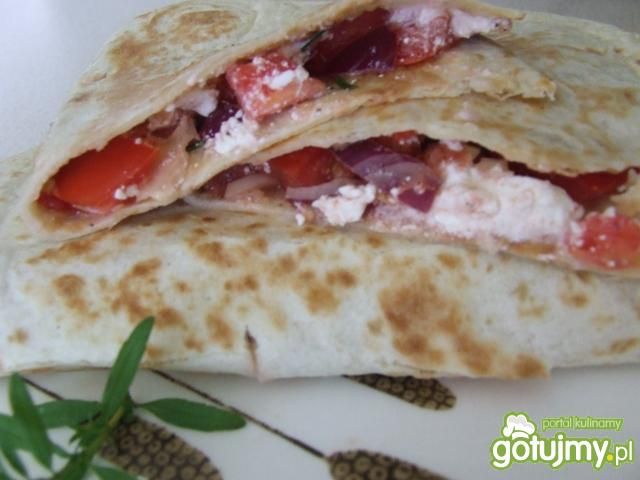 Quesadillas z pomidorową salsą Quesadillas z pomidorową salsą