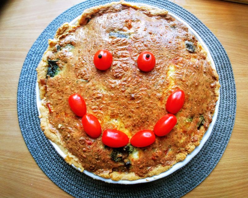 Quiche warzywno-pieczarkowy