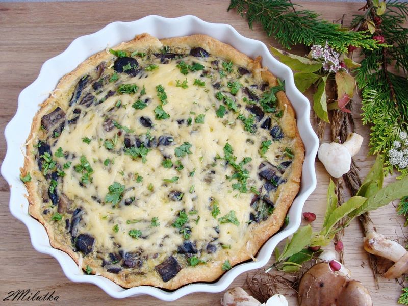 Quiche z grzybami Quiche z grzybami