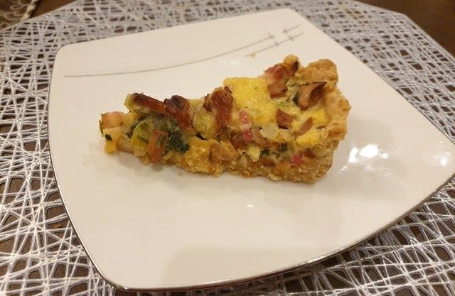 Quiche z kurkami Quiche z kurkami