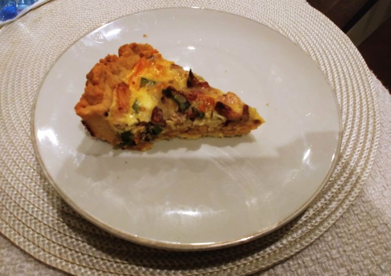 Quiche z kurkami i boczkiem Quiche z kurkami i boczkiem