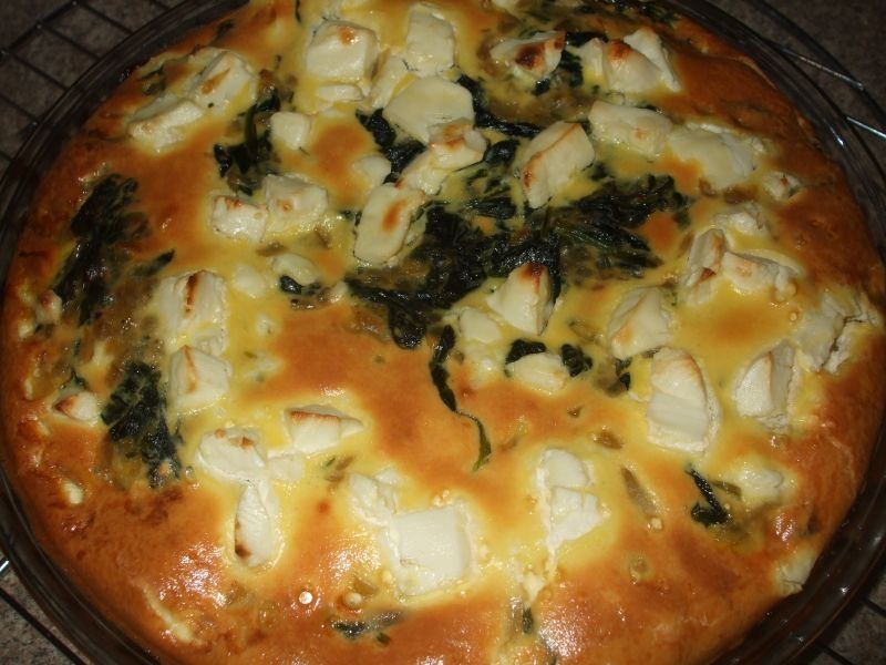 Quiche ze szpinakiem