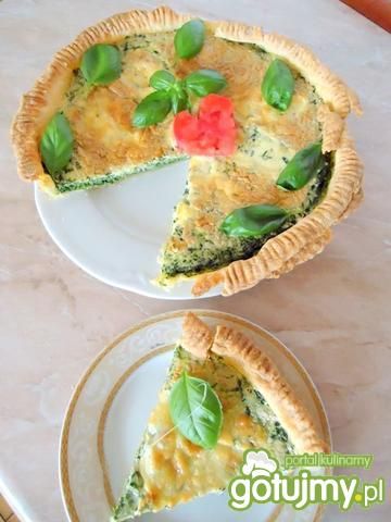 Quiche ze szpinakiem i mozarellą Quiche ze szpinakiem i mozarellą