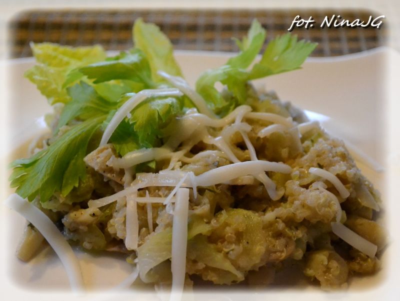 Quinoa z selerem i kozim serem Quinoa z selerem i kozim serem