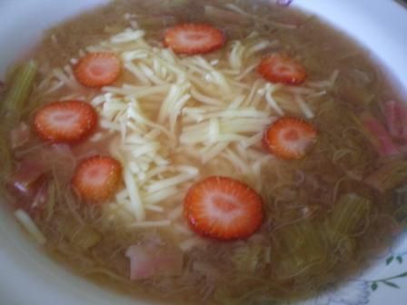 Rabarbarowa z makaronem Rabarbarowa z makaronem