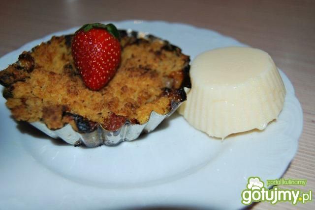 Rabarbarowe mini crumble