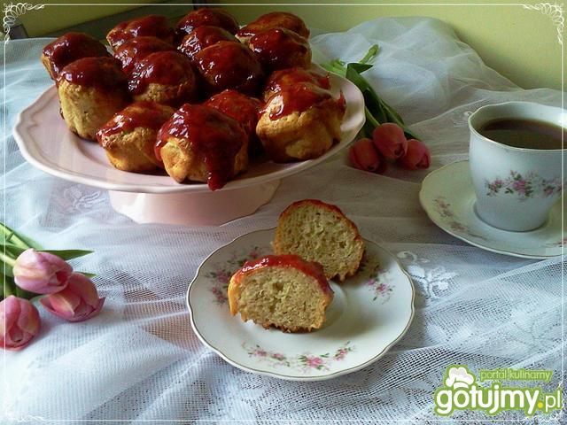 Rabarbarowe muffinki na jog. naturalnym Rabarbarowe muffinki na jog. naturalnym