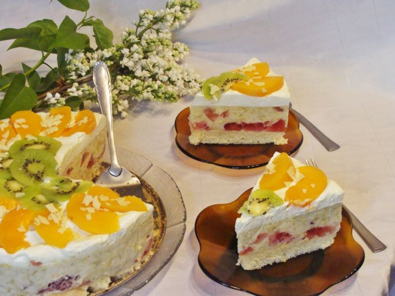 Rabarbarowy deser Rabarbarowy deser