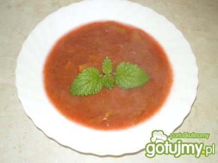 Rabarbarowy mus Rabarbarowy mus