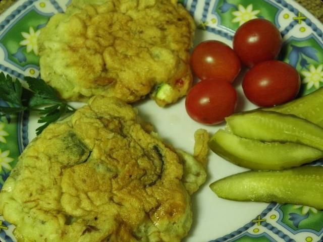 Racuchy drożdżowe grzybowo-warzywne. Racuchy drożdżowe grzybowo-warzywne.