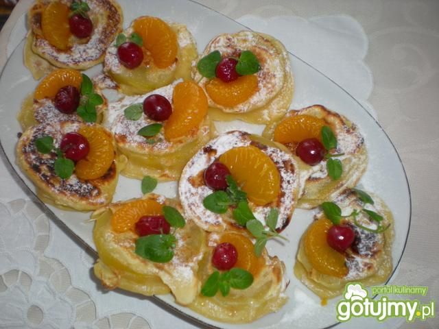 Racuchy z ananasową cukinią.