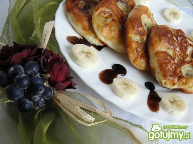 Racuchy z bananami. Racuchy z bananami.