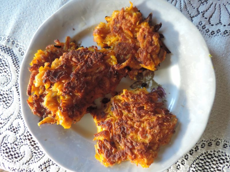 Racuchy z dyni z cebulką Racuchy z dyni z cebulką