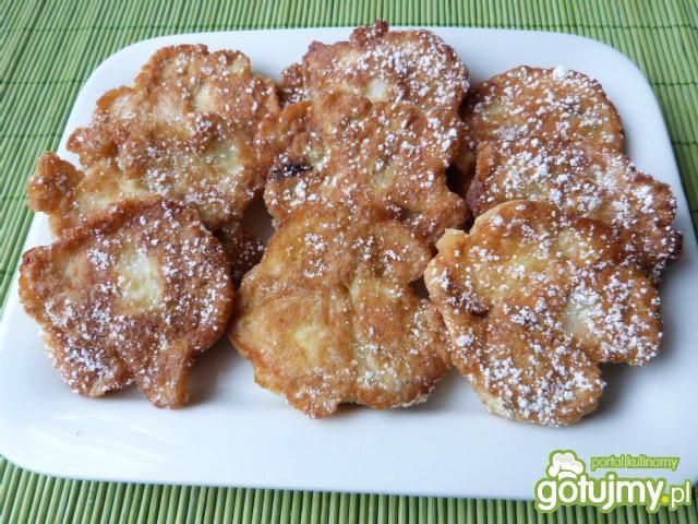 Racuchy z płatków owsianych z jabłkami