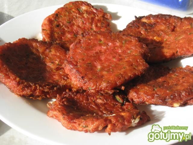Racuszki kabaczkowo-buraczkowe z feta Racuszki kabaczkowo-buraczkowe z feta