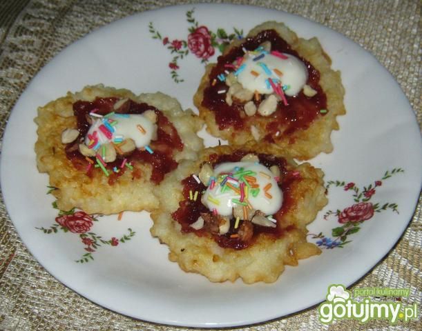 Racuszki ryżowe na słodko