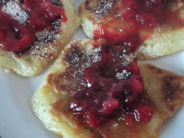 Racuszki z dżemem Racuszki z dżemem