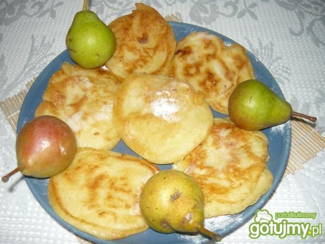 Racuszki z gruszkami