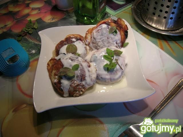 Racuszki z jagodami Racuszki z jagodami