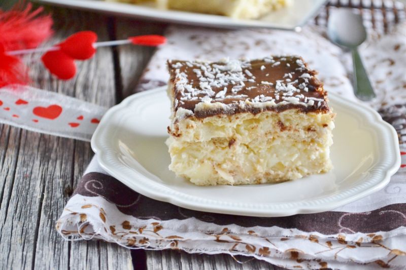 Rafaello na krakersach - bez pieczenia Rafaello na krakersach - bez pieczenia