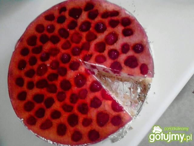 Rafaello z malinami.