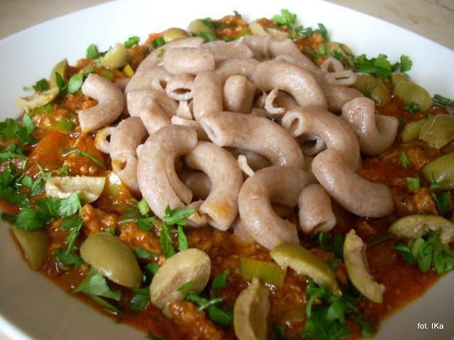 Ragout z makaronem razowym Ragout z makaronem razowym