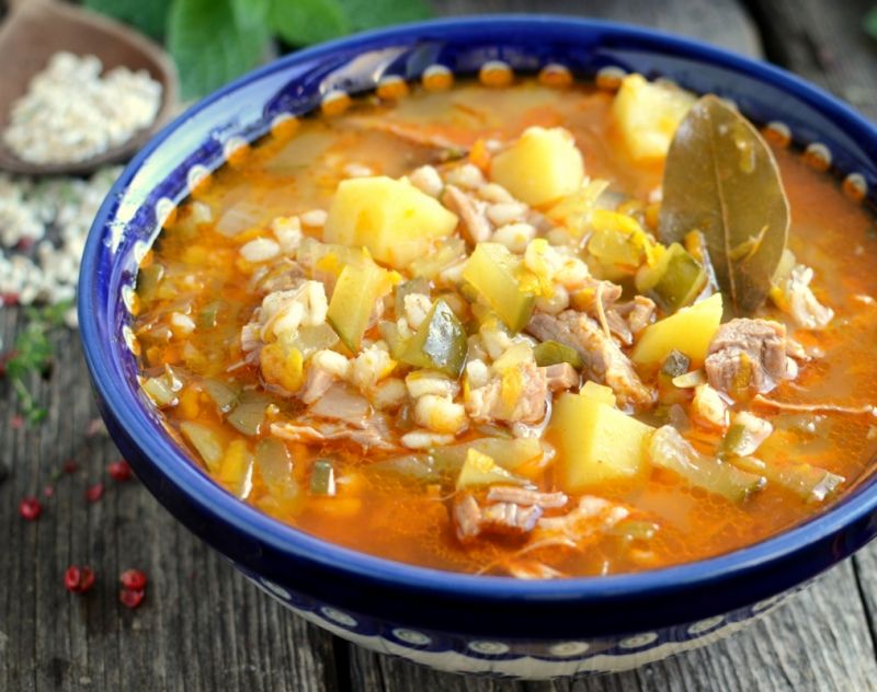 Rassolnik czyli zupa ogórkowa po rosyjska Rassolnik czyli zupa ogórkowa po rosyjska