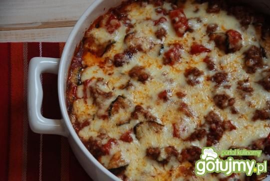 Ratatuj z warzywami i mięsem mielonym