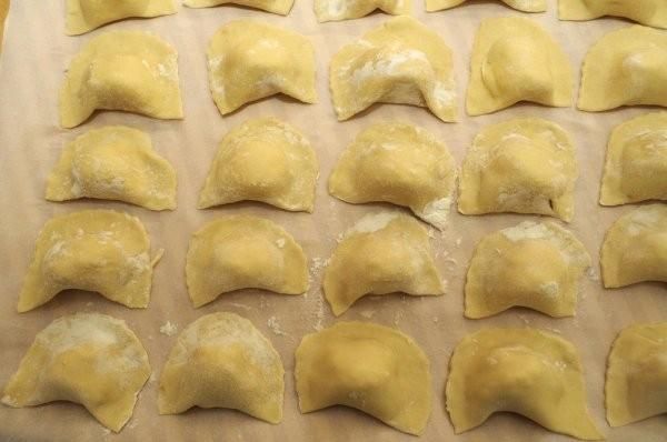 Ravioli łososiowe Ravioli łososiowe