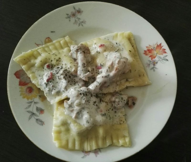 Ravioli z kurkami Ravioli z kurkami