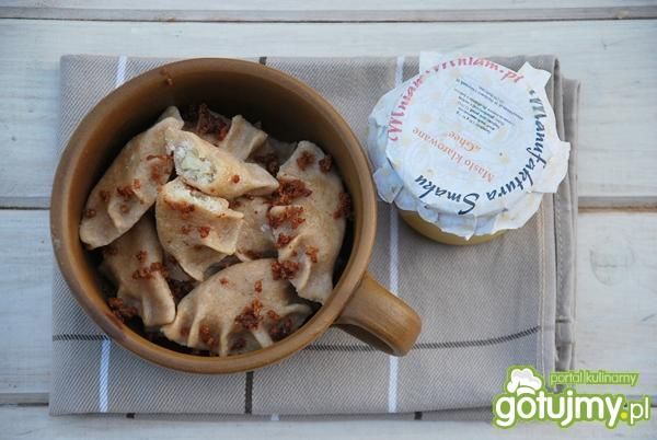 Razowe pierogi z dorsza Razowe pierogi z dorsza