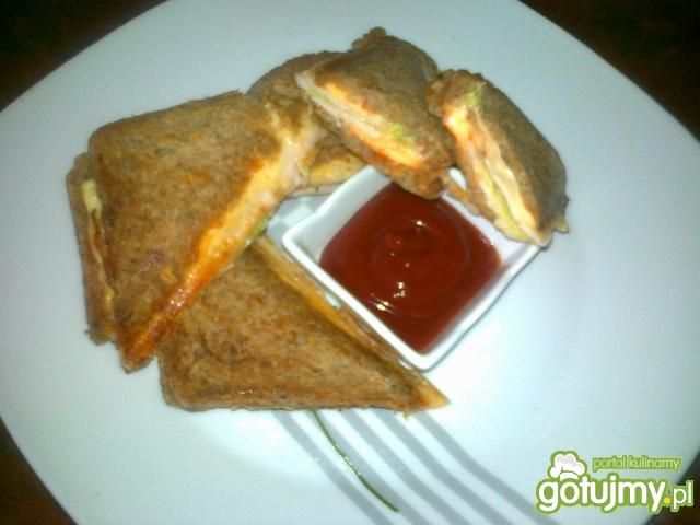 Razowe pikantne tosty