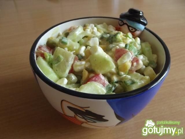 Resztkowa sałatka śniadaniowa Resztkowa sałatka śniadaniowa