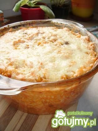 Resztkowa zapiekanka makaronowa