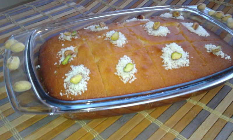 REVANI - tureckie ciasto z kaszy mannej