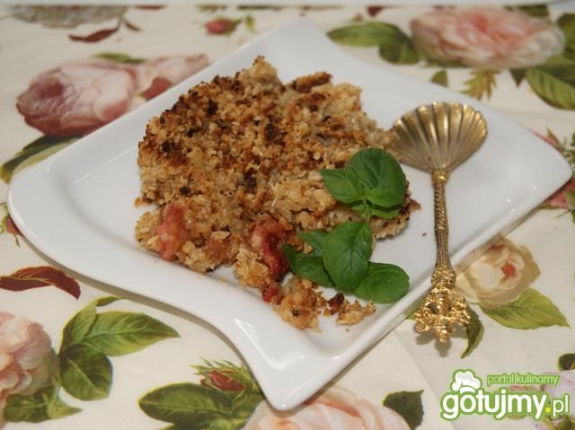 Rhubarb crumble wg Buni Rhubarb crumble wg Buni