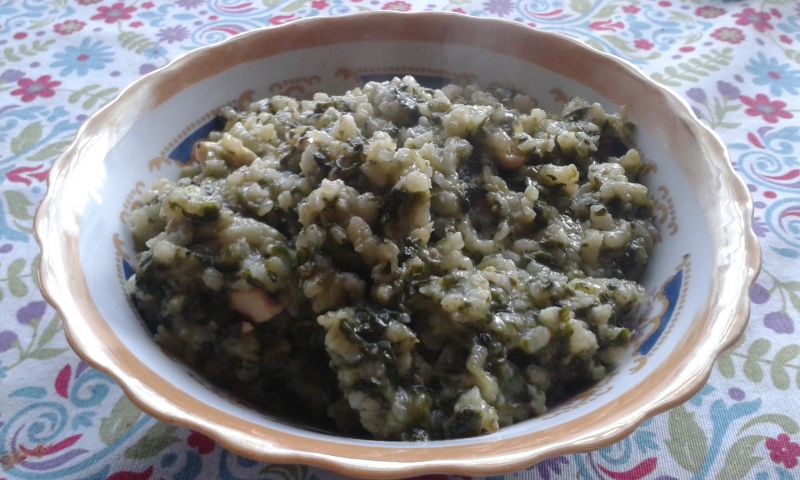 Risotto szpinakowe Risotto szpinakowe