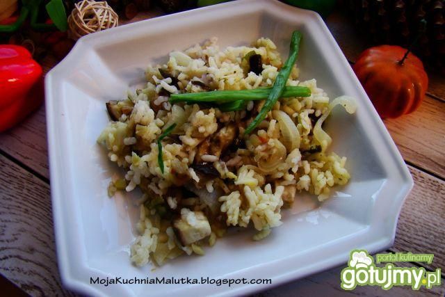 Risotto z bakłażanem  Risotto z bakłażanem