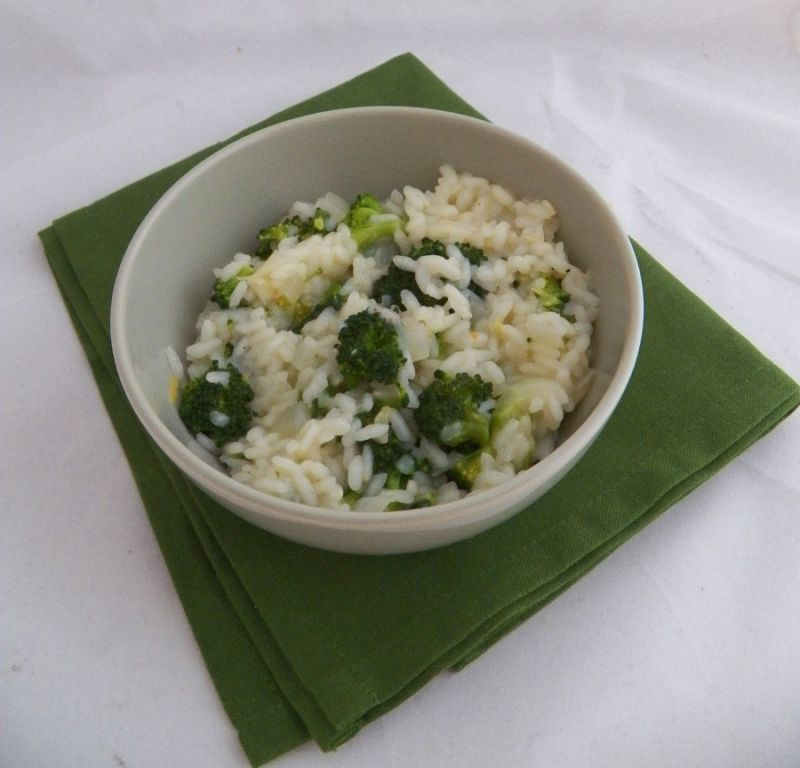 Risotto z brokułami