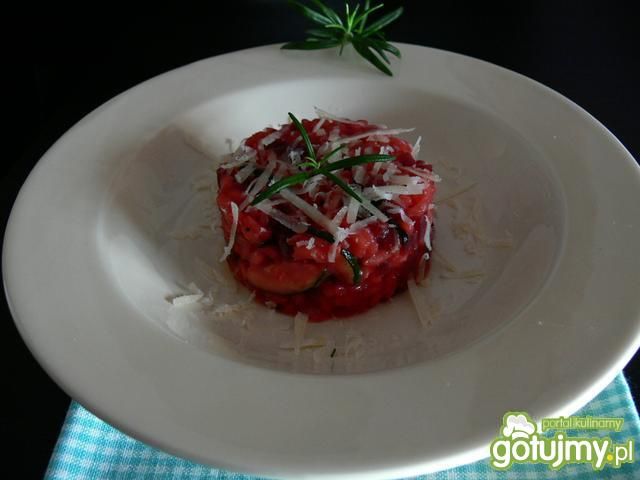 Risotto z buraczkiem