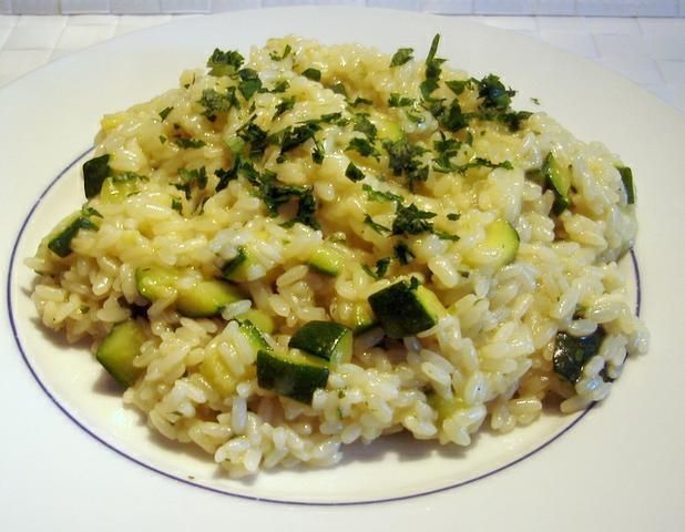 Risotto z cukinią