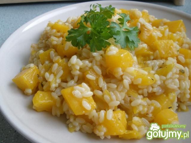 Risotto z dynią  Risotto z dynią