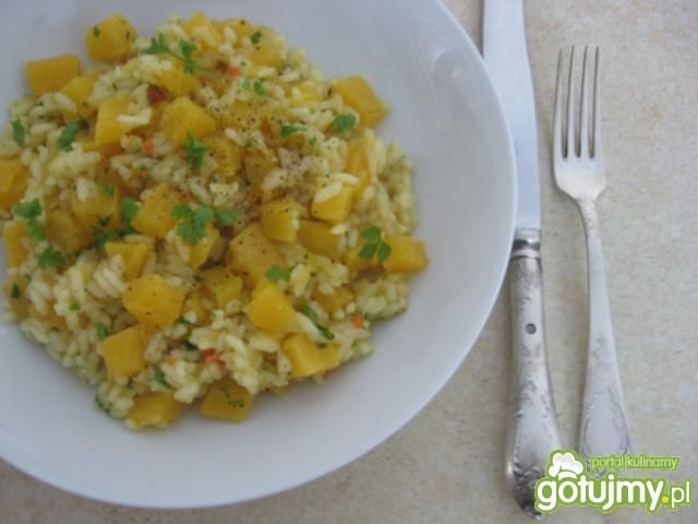 Risotto z dynią  Risotto z dynią