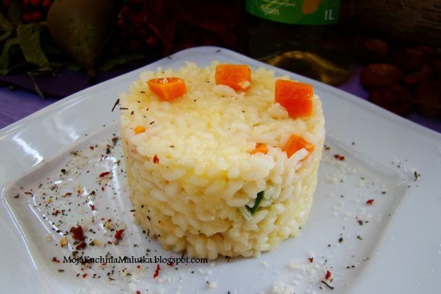 Risotto z dynią hokkaido  Risotto z dynią hokkaido
