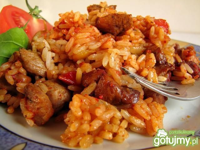 Risotto z indykiem z frytownicy ActiFry
