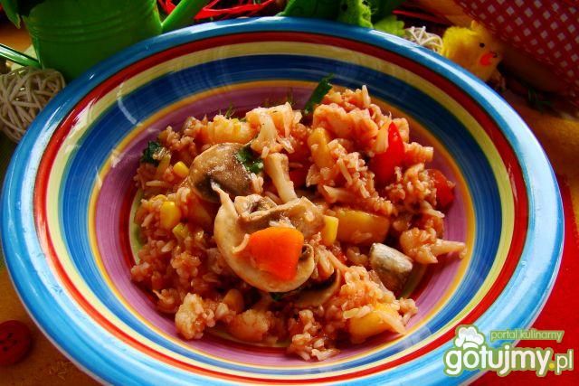 Risotto z kalafiorem i pieczarkami  Risotto z kalafiorem i pieczarkami