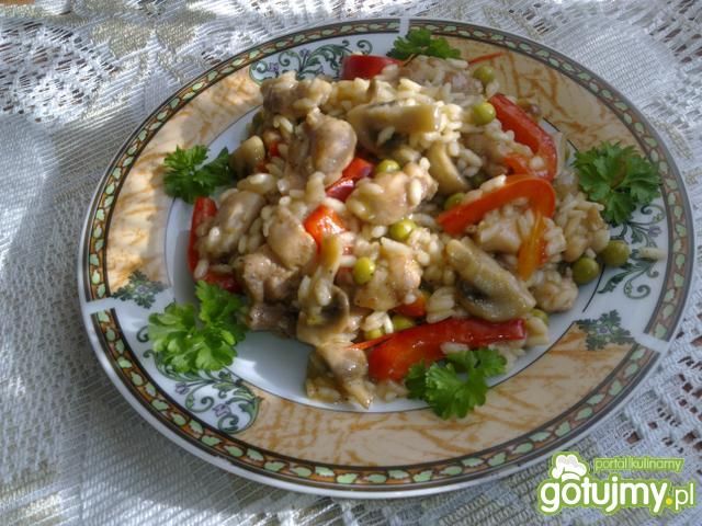 Risotto z kurczakiem Risotto z kurczakiem